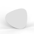 Guitar Pick Mock Up On Isolated White Background