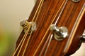 Guitar metal pin Royalty Free Stock Photo