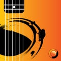 Guitar Music Background Royalty Free Stock Photo