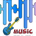 Guitar Music Instruments And White Background