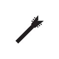 Guitar neck icon design template vector isolated Royalty Free Stock Photo