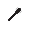 Guitar neck icon design template vector isolated Royalty Free Stock Photo