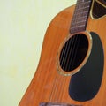 HardWork Guitar Old String and Sound hole Full Pickguard