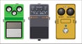 Guitar Pedals Royalty Free Stock Photo