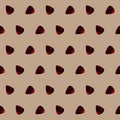 Guitar picks pattern on a single color background photo