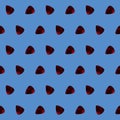 Guitar picks pattern on a single color background photo