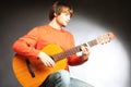 Guitar player Acoustic guitarist Royalty Free Stock Photo