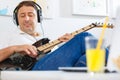 Guitar player Royalty Free Stock Photo