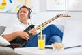 Guitar player Royalty Free Stock Photo