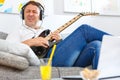 Guitar player Royalty Free Stock Photo