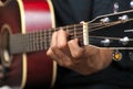 Guitar Playing Royalty Free Stock Photo