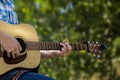 Guitar Playing in the Woods