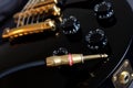 Guitar plug Royalty Free Stock Photo