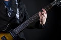 Guitar power chords Royalty Free Stock Photo