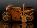 Guitar and race motorcycle