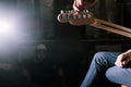 Guitar riff in selective focus Royalty Free Stock Photo