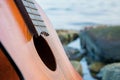 Guitar by the sea