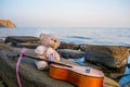 Guitar by the sea