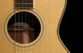 Guitar Sound Hole Royalty Free Stock Photo