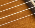 guitar string vibrating close-up, small depth of field Royalty Free Stock Photo