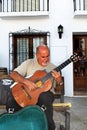 Guitarist, Frigiliana, Andalusia, Spain.