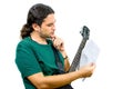 Guitarist musician write song