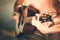 Guitarist Playing Guitar