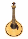 Guitarra Portuguesa ancient Fado folk musical instrument in Portugal. Portuguese guitar. Vector illustration