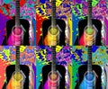 Guitars collage