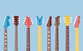 guitars necks and headstocks musical icons