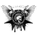 Guitars wings skull_var 11