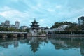 Jiaxiu Pavilion view, Guiyang, China Royalty Free Stock Photo