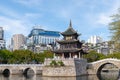 Jiaxiu Pavilion view, Guiyang city, China Royalty Free Stock Photo