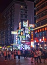 Guiyang city popular snack street, China.