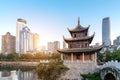 Famous ancient architectural landscape in Guiyang, Guizhou, China