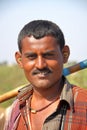 GUJARAT, INDIA - DECEMBER 18, 2013: portrait of a shepherd