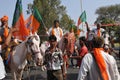 Gujarat: political celebration from the communist party with mas