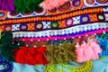 gujarati Embroidery,handmade colorful embroidery,kutchhi bharat Royalty Free Stock Photo