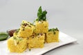 Gujarati Farsan Khaman dhokla/Vati dal Khaman