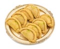 Indian Sweet Food Gujia or Gujiya is a Sweet Dumpling