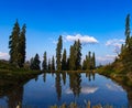 Gujjar Dera lake on the way to Hatu Peak at narkanda,Himachal Pradesh