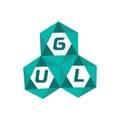 GUL creative minimalist letter logo. GUL unique vector initials alphabet letter logo design Royalty Free Stock Photo