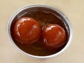 Indian sweet dish Gulab Jamoons