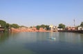 Gulab Sagar Talab lake Jodhpur cityscape India Royalty Free Stock Photo