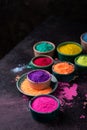 Gulal colors for Indian Holi festival