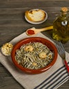 gulas with garlic prawns Royalty Free Stock Photo