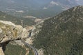 Gulek Castle. Road in the valley Gulek BogazÃÂ± Adana Turkey Royalty Free Stock Photo