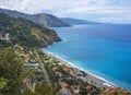 Gulf of Capo Calava at Sicily Royalty Free Stock Photo