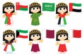 Gulf Cooperation Council Flags