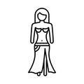 Gulf dance Isolated Vector icon that can be easily modified or edited Royalty Free Stock Photo